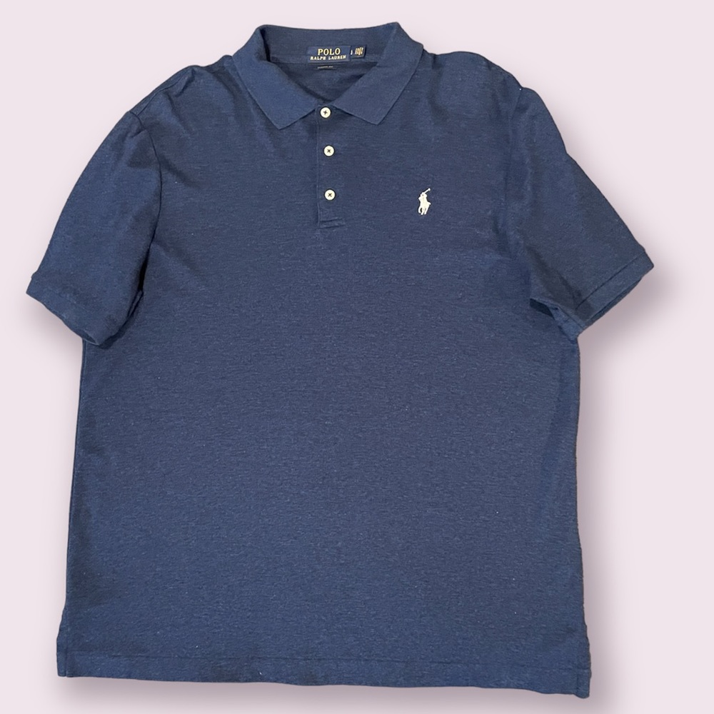 Polo men’s Large blue short sleeve shirt.